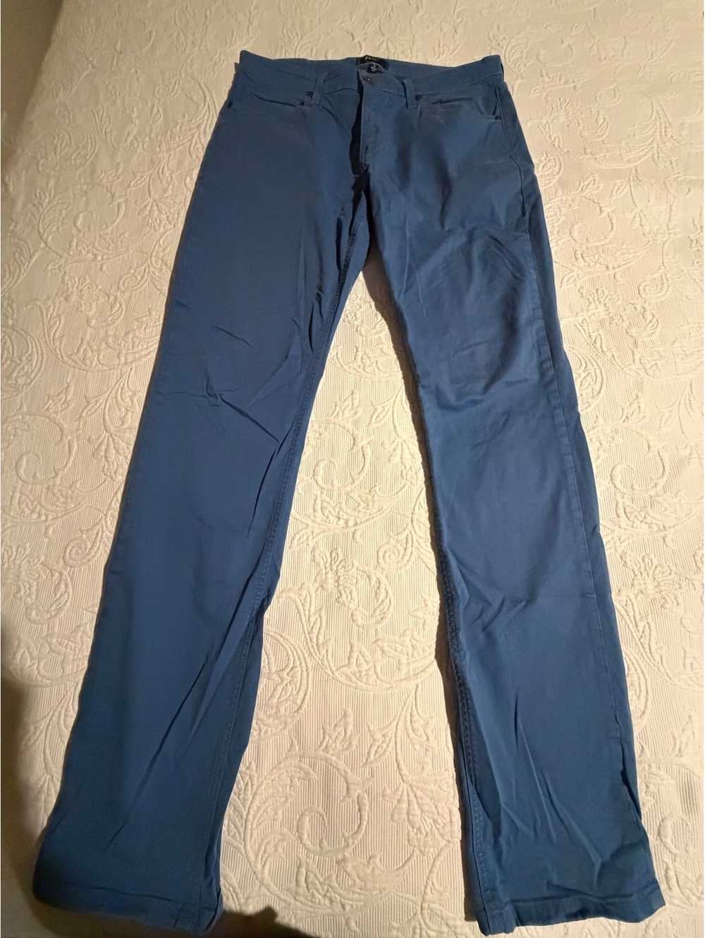 Paige mens Blue Straight Leg Pants Size 32 Made in USA